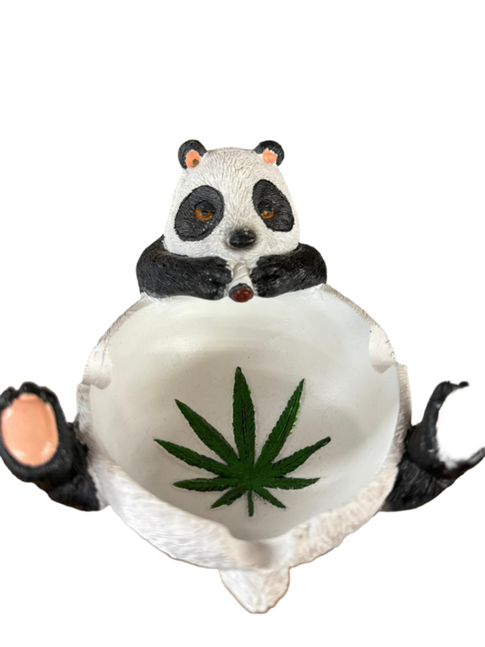 Panda Polystone Ashtray