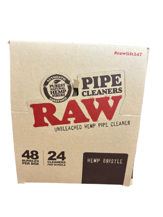 RAW Unbleached Hemp Pipe Cleaner - 48 Bundles per Box