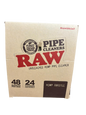 RAW Unbleached Hemp Pipe Cleaner - 48 Bundles per Box