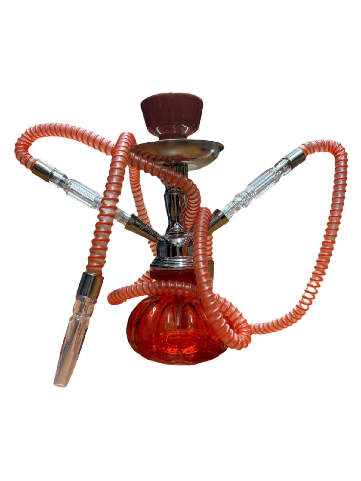 2 Hose Pumpkin Style Hookah Hookah Complete Set