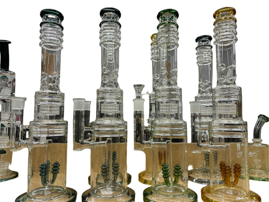 Rocket Tower Glass Water Pipe