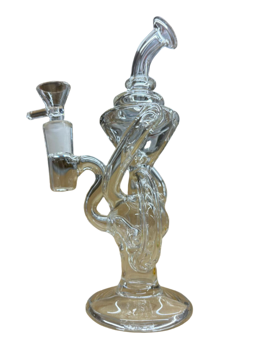 Hyperloop Glass Clear Water Pipe