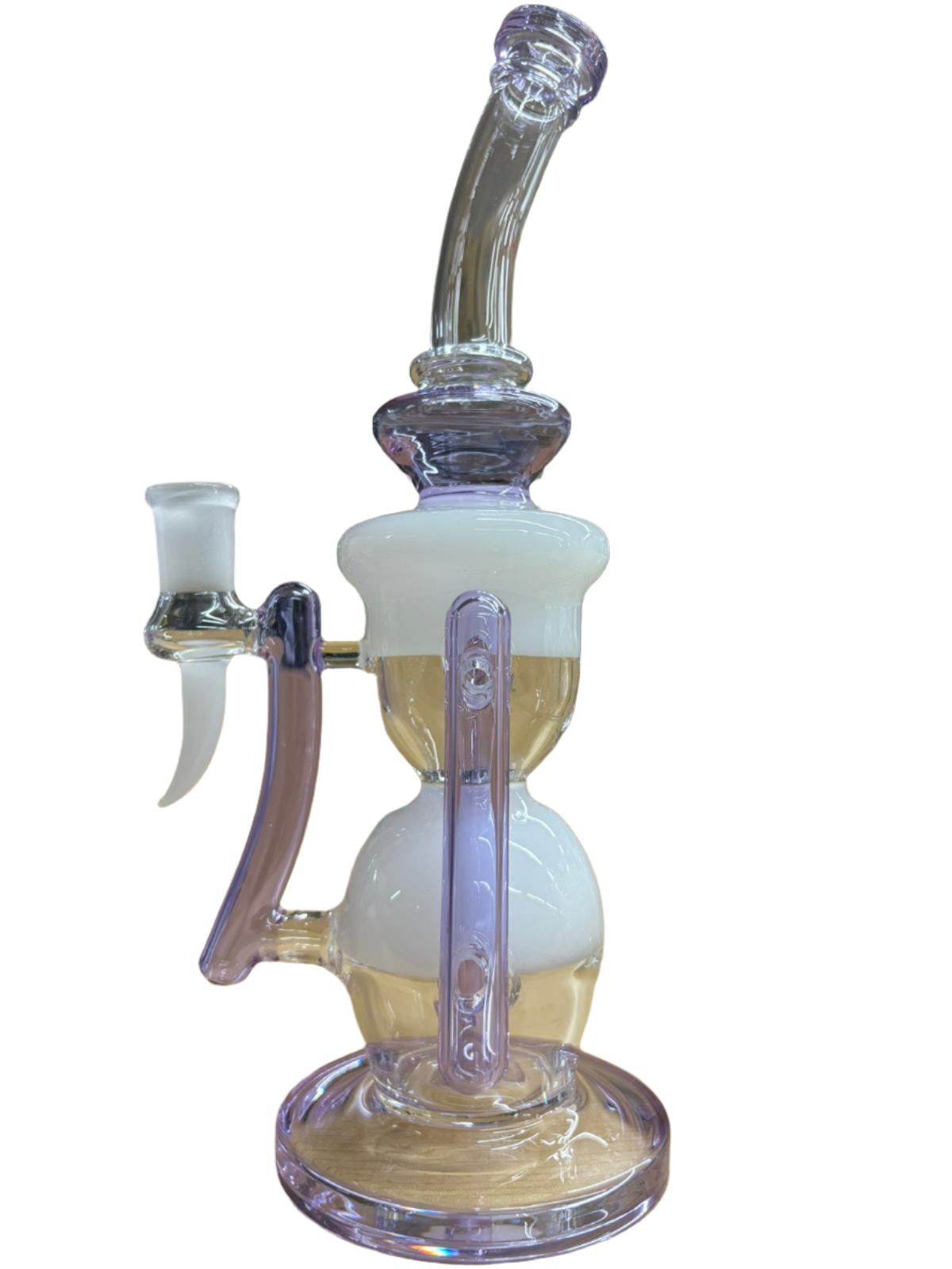 Designer Glass Clear Water Pipe