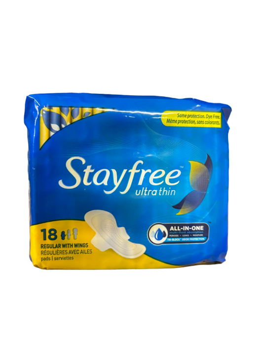 Stayfree Ultra Thin Regular Pads - 18 Pads