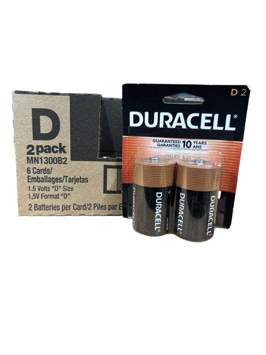 Duracell D 2 pack 1.5 Volt Battery