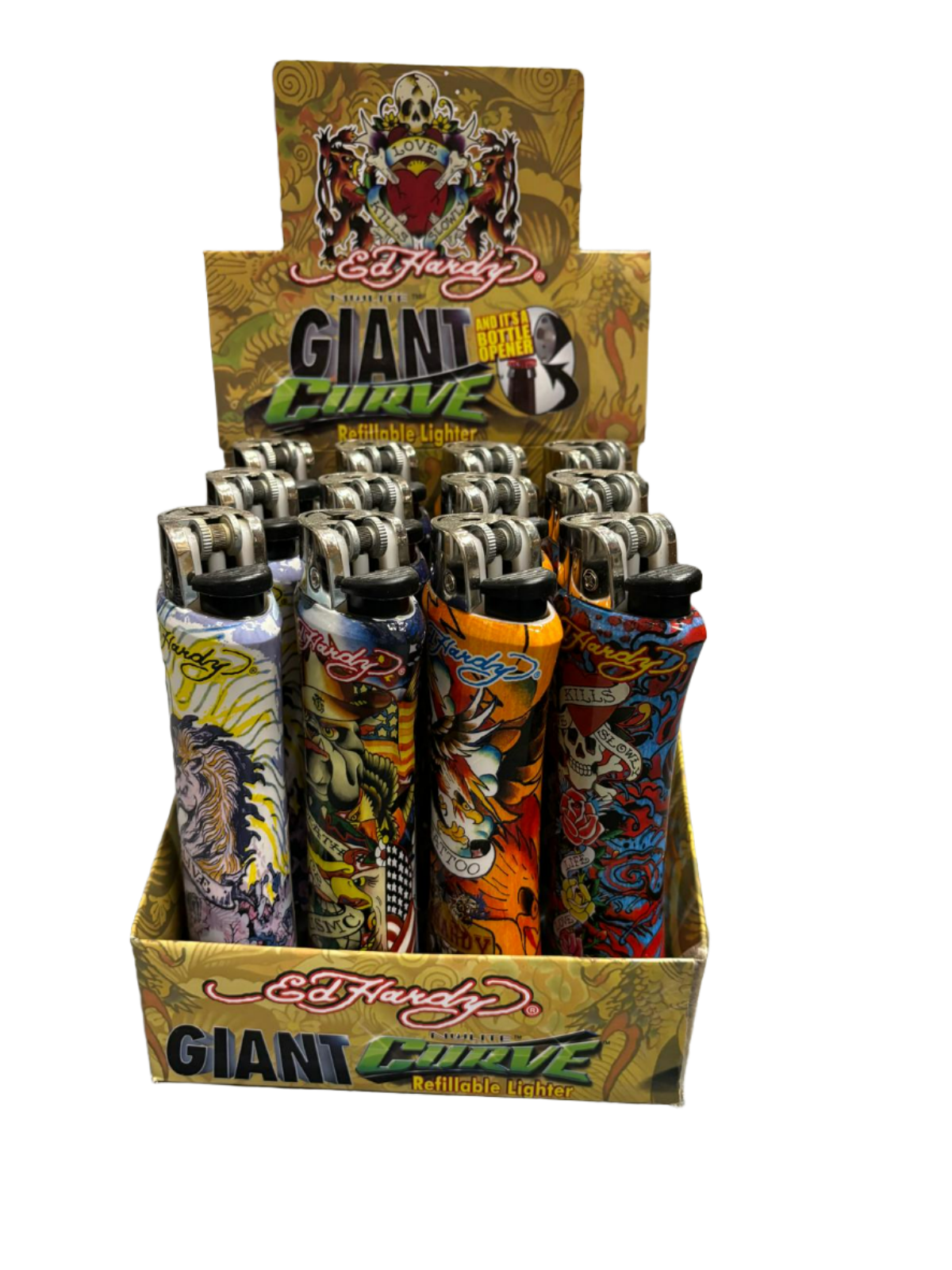 Giant Curve Refillable Lighters