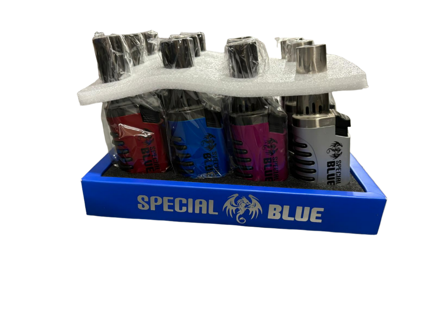 Special Blue Torch Lighter  - 12 Pack