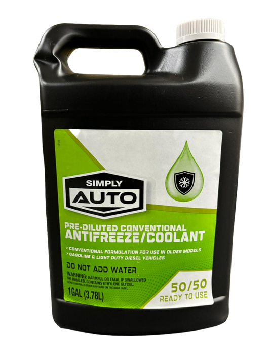 Simply Auto Pre Diluted Conventional AntiFreeze/ Coolant