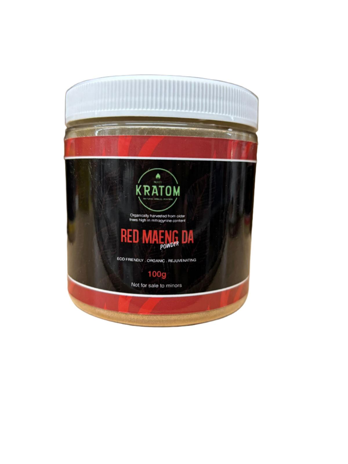 njoy's Kratom Red Maeng Da Powder - 100 g