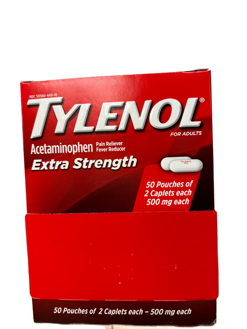 Tylenol Acetaminophen Pain Reliever/ Fever Reducer Extra Strength