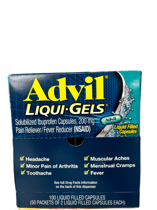 Advil Liquid Gels Pain Reliever/ Fever reducer