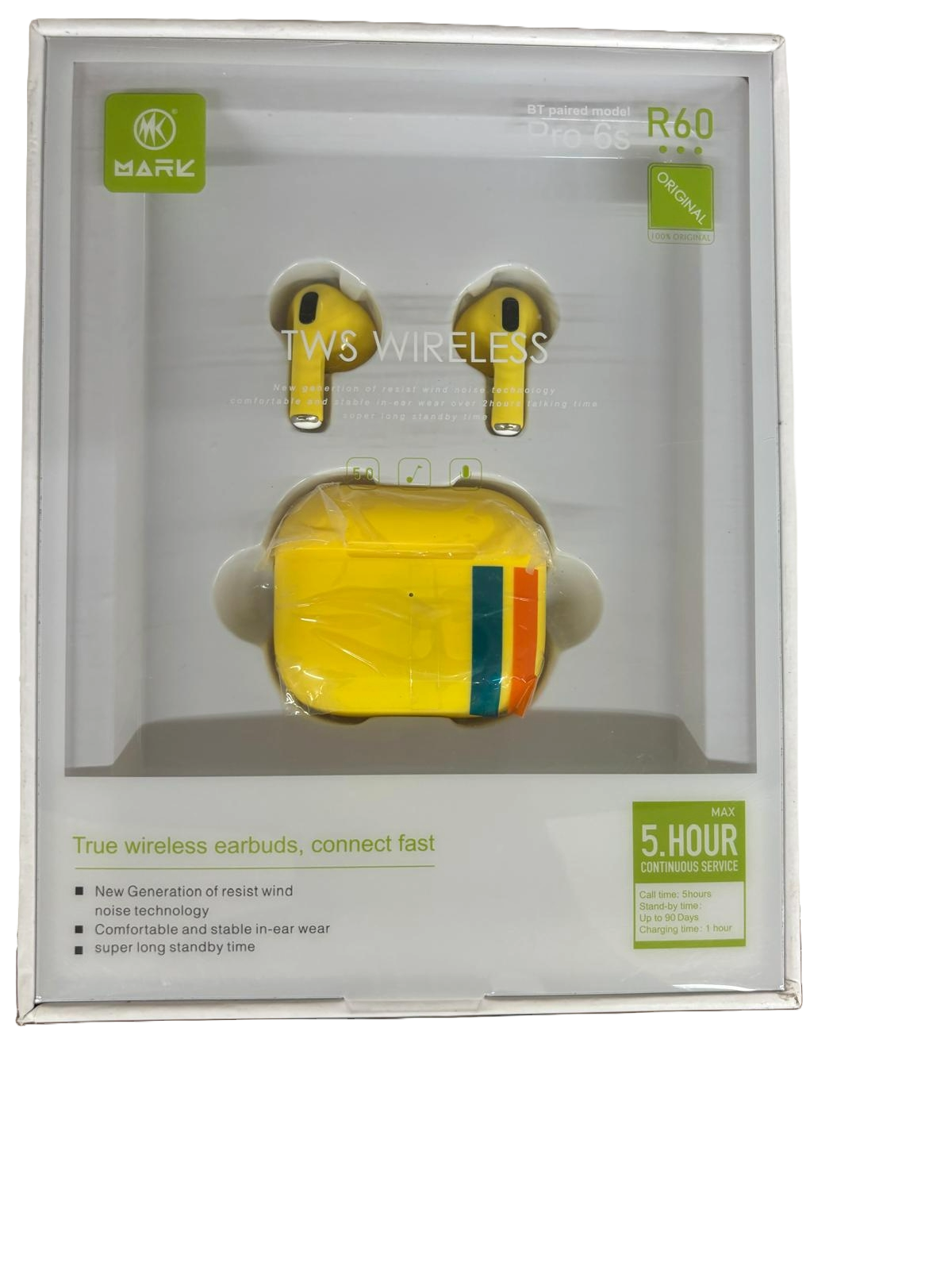 Mark Wireless Headset - R60 - Yellow