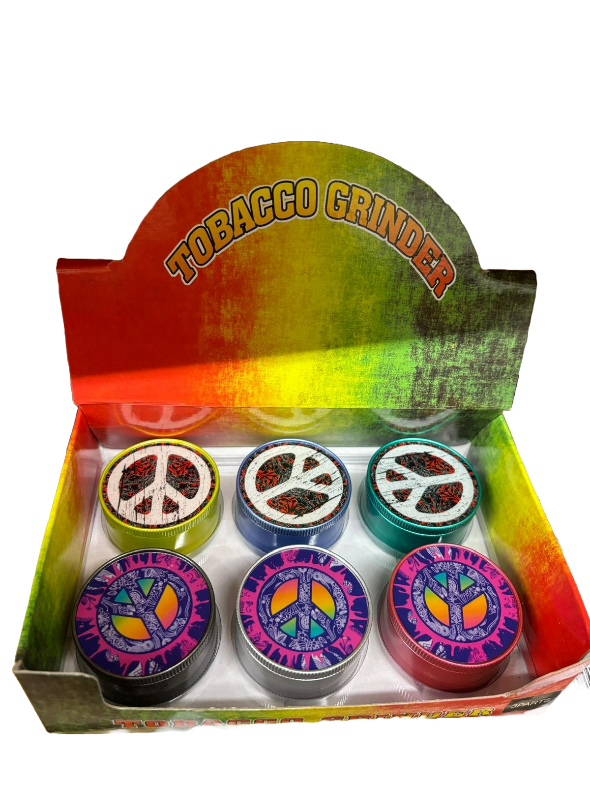 Peace Symbol Tobacco Grinder