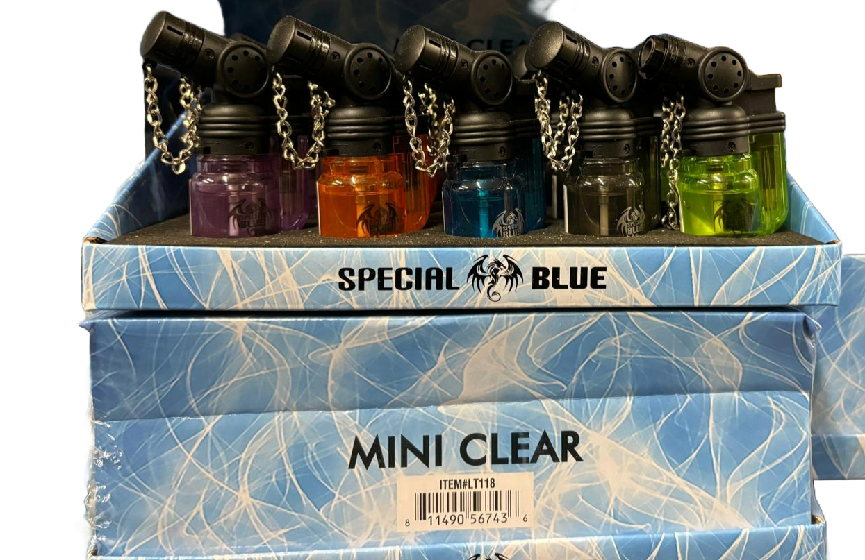 Special Blue Mini Lighters - 20 Pack