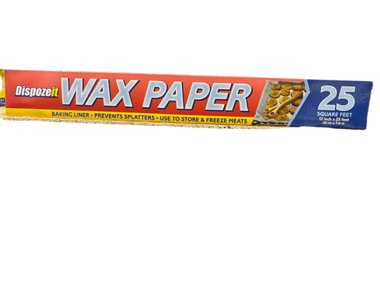 Dispozeit Wax Paper - 25 Square Feet