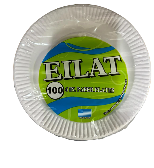 Eilat Paper Plates - 100 count