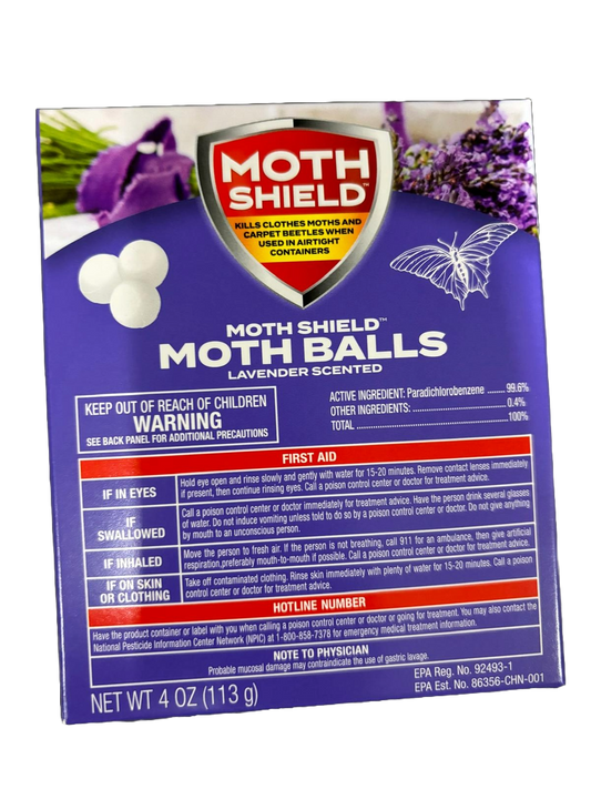 Moth Shield Moth Balls Lavender Scented