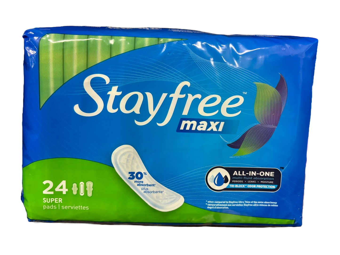 Stayfree Maxi Super Pads - 24 Pads