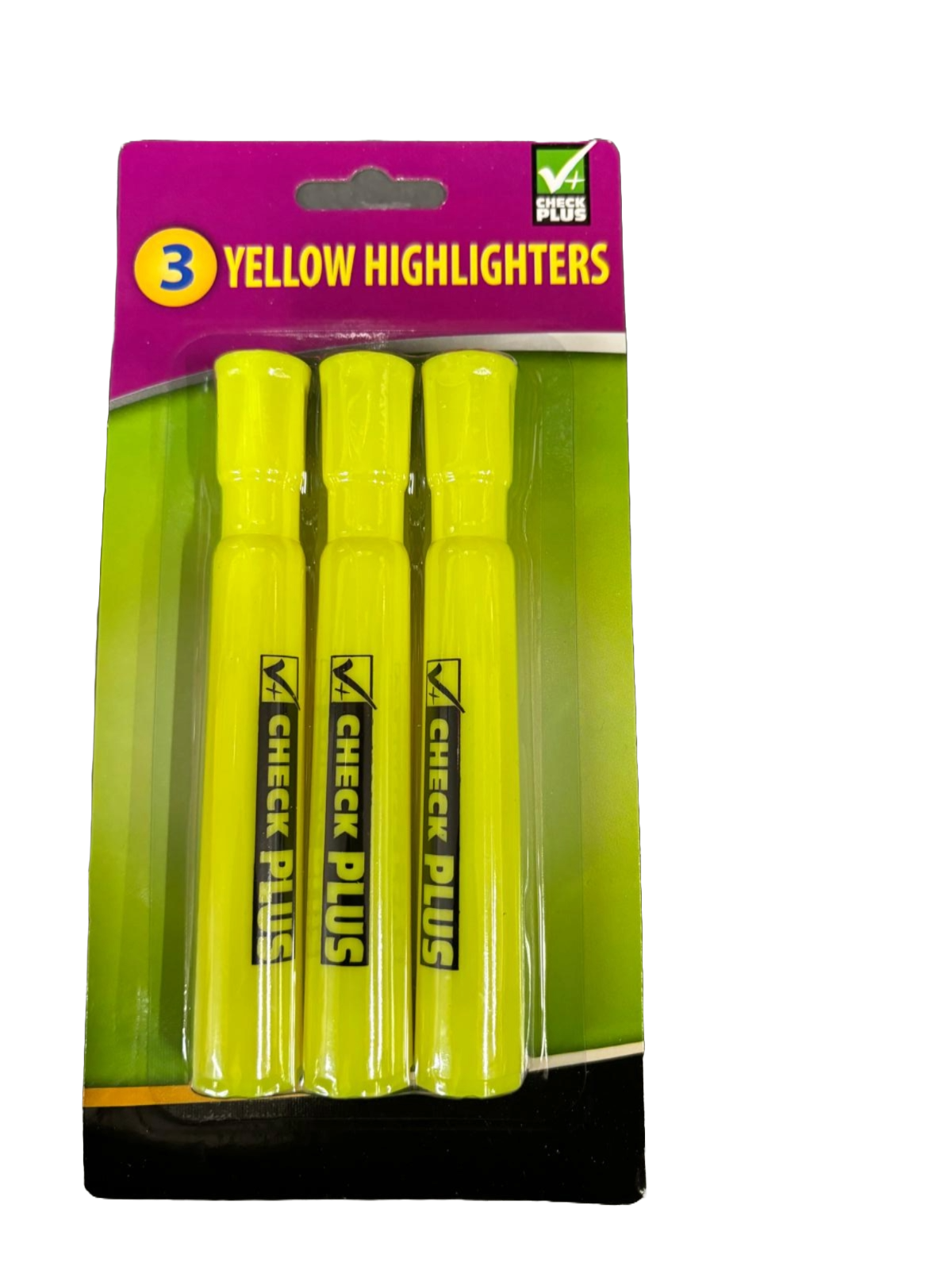 3 Yellow Highlighters