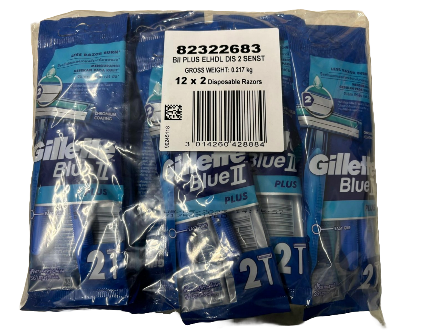 Gillette Blue - Pack Of 2 Razors