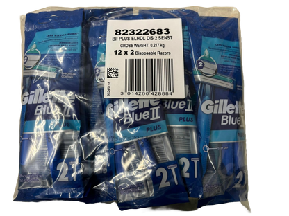 Gillette Blue - Pack Of 2 Razors