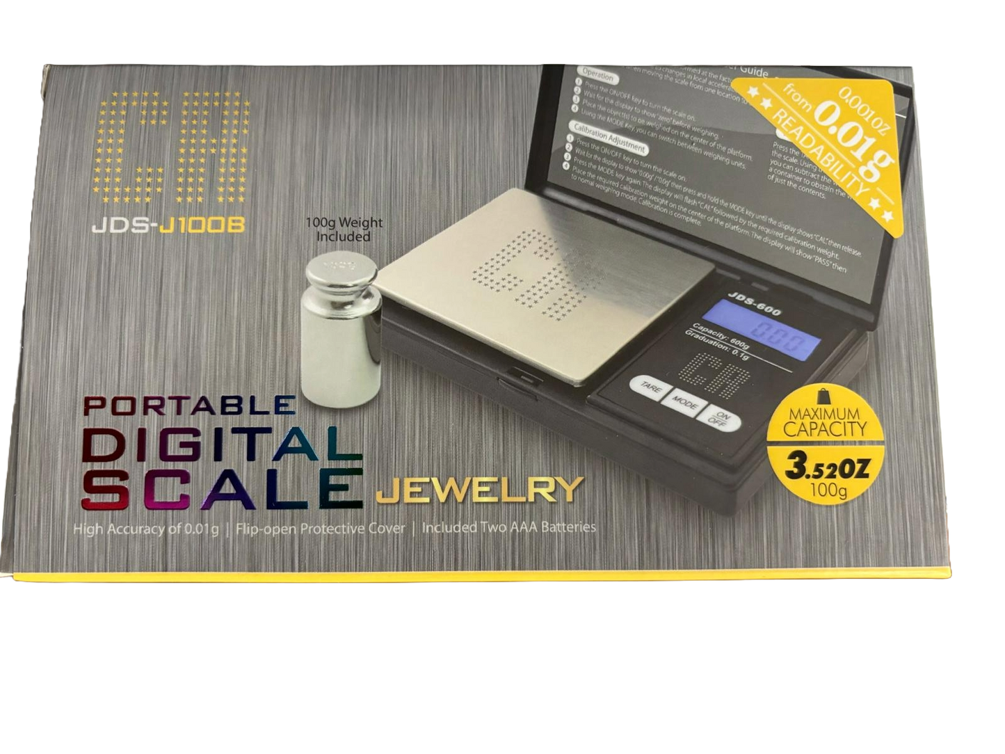 Portable Digital Scale for Jewelry JDS-J100B